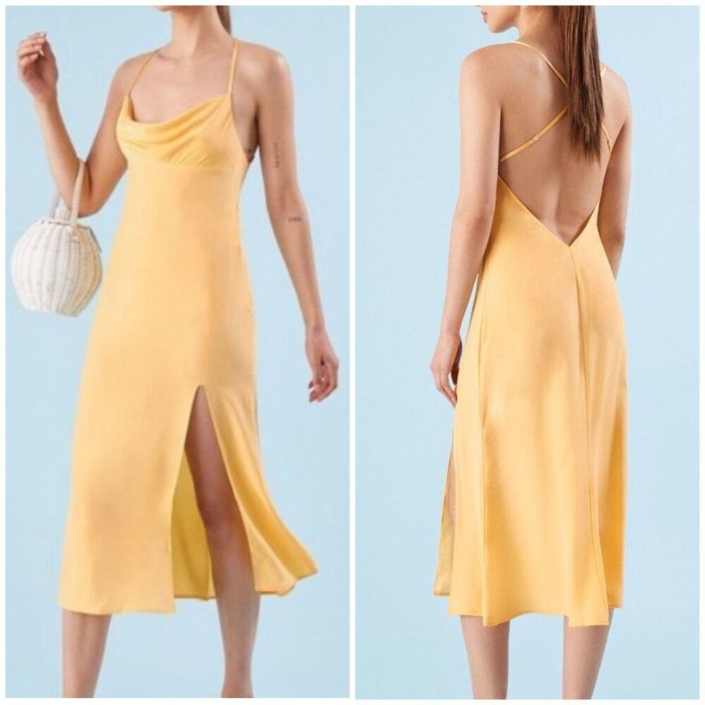 Reformation Silk Opal Dress Size 2 - Picture 2 of 6